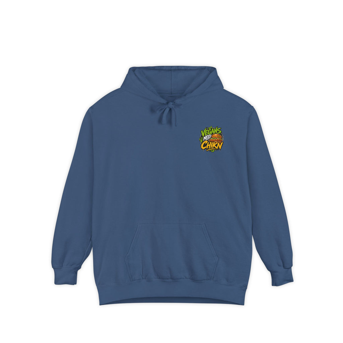 Pineapple Chika Chest Logo Hoodie — Tropical Graphic Garment-Dyed Pullover