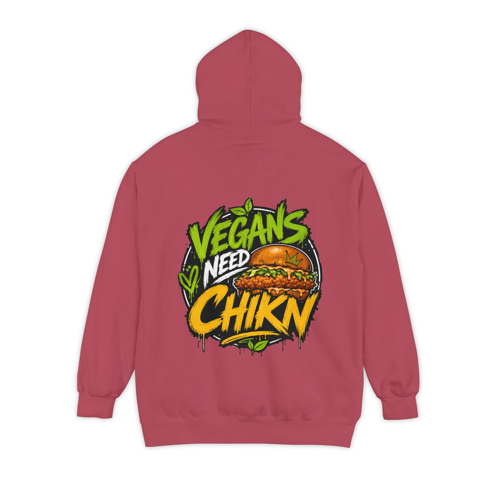 Pineapple Chika Chest Logo Hoodie — Tropical Graphic Garment-Dyed Pullover