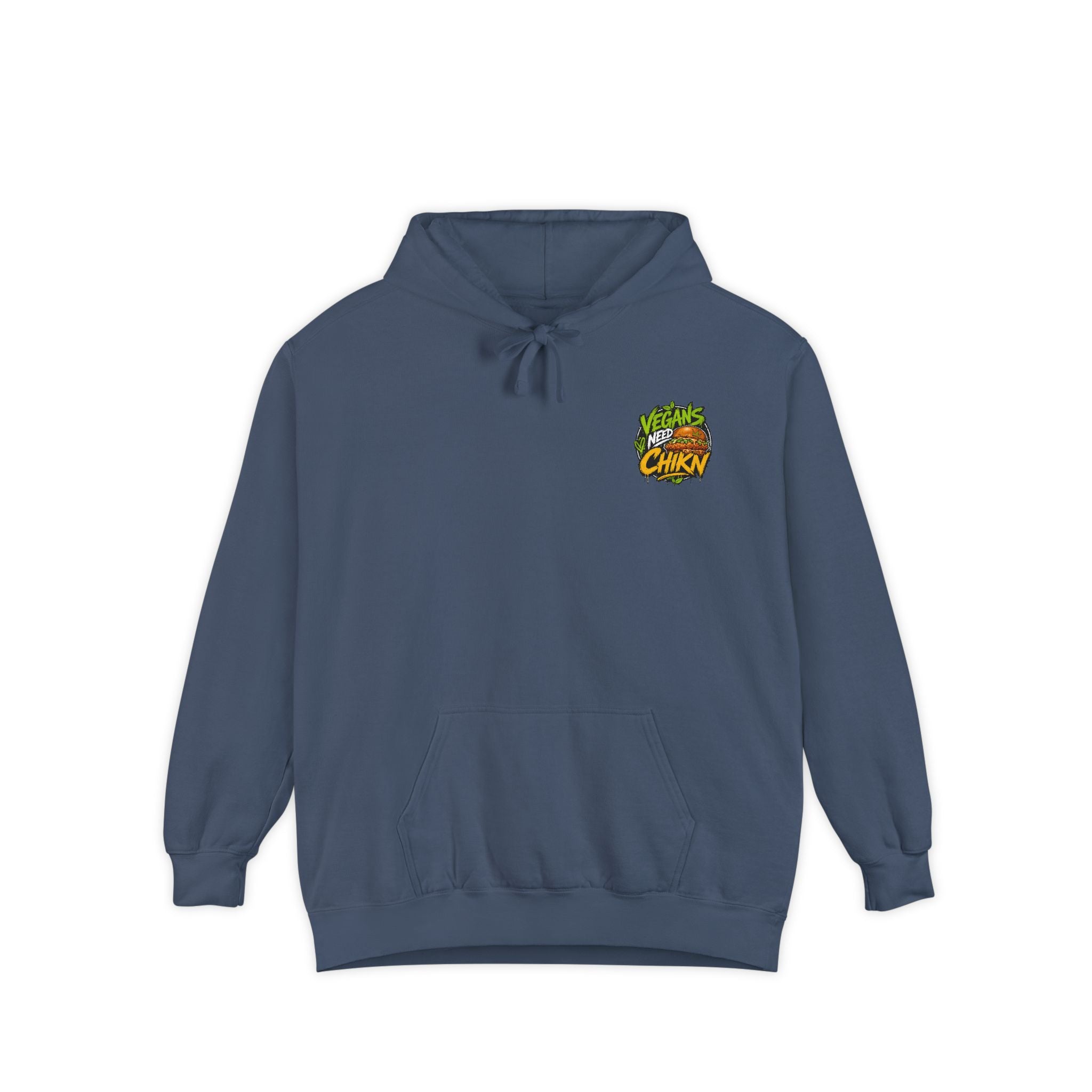 Pineapple Chika Chest Logo Hoodie — Tropical Graphic Garment-Dyed Pullover