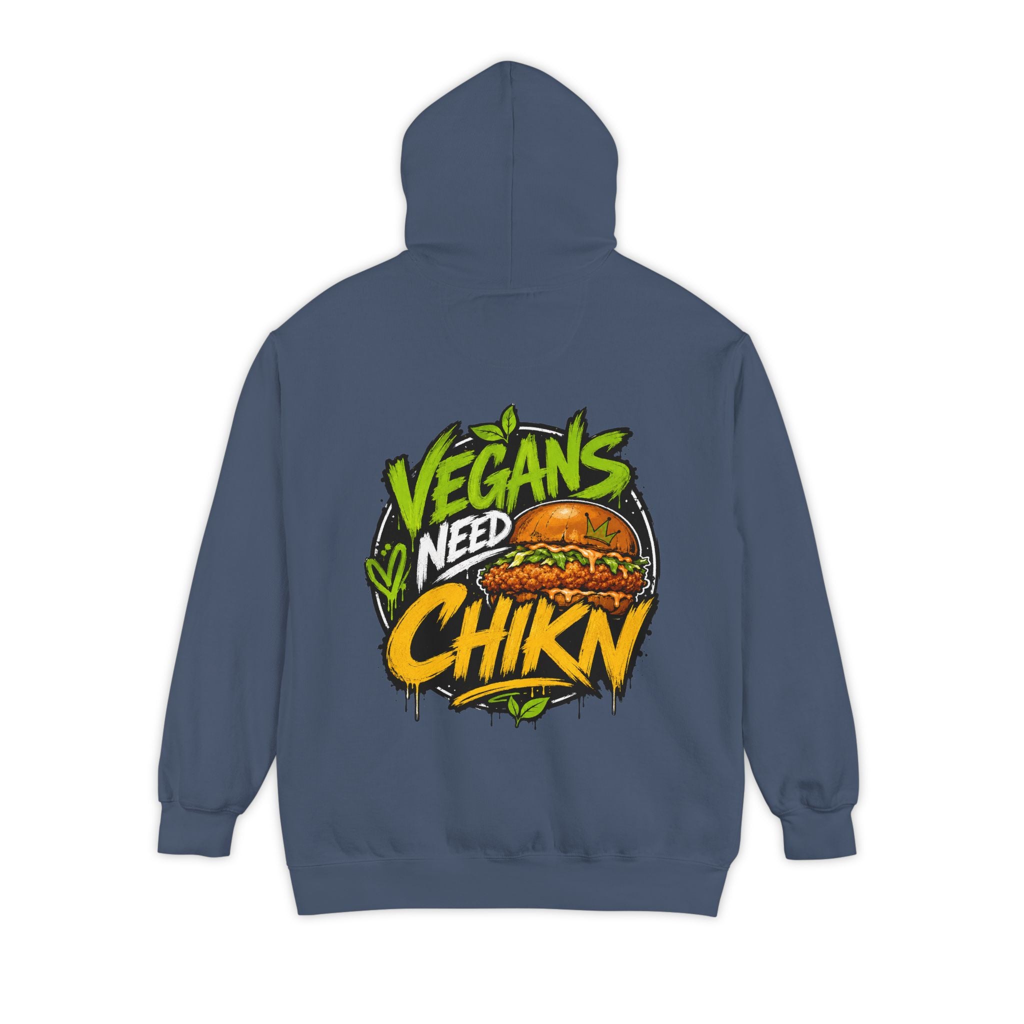 Pineapple Chika Chest Logo Hoodie — Tropical Graphic Garment-Dyed Pullover