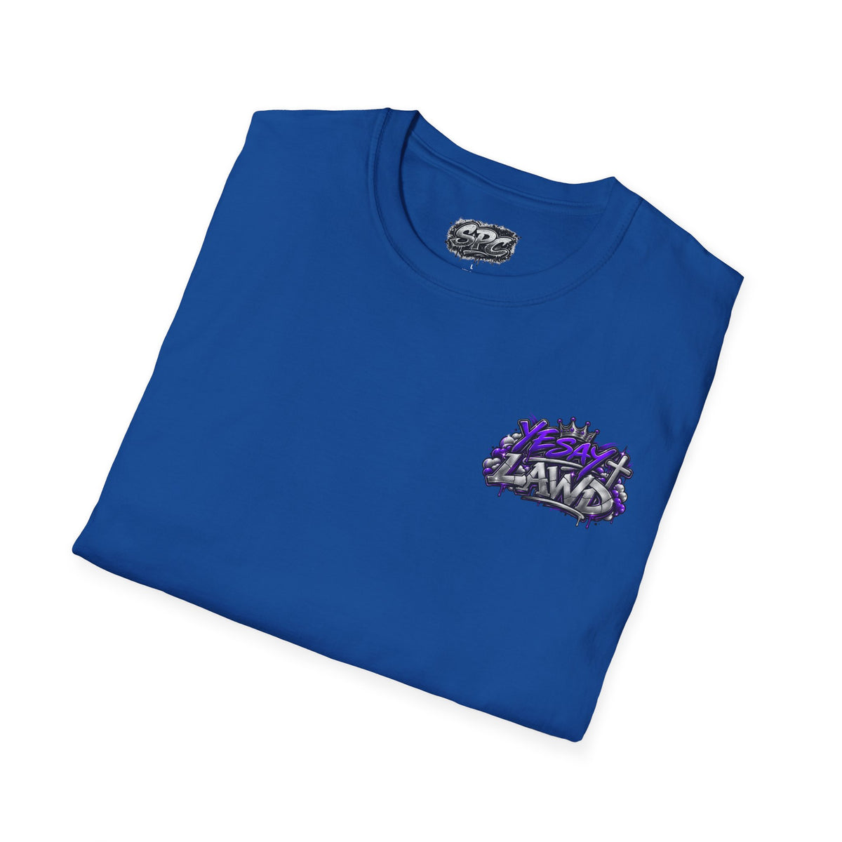 T-Shirt — Gnarled Purple 'LAW' Street Graffiti Logo