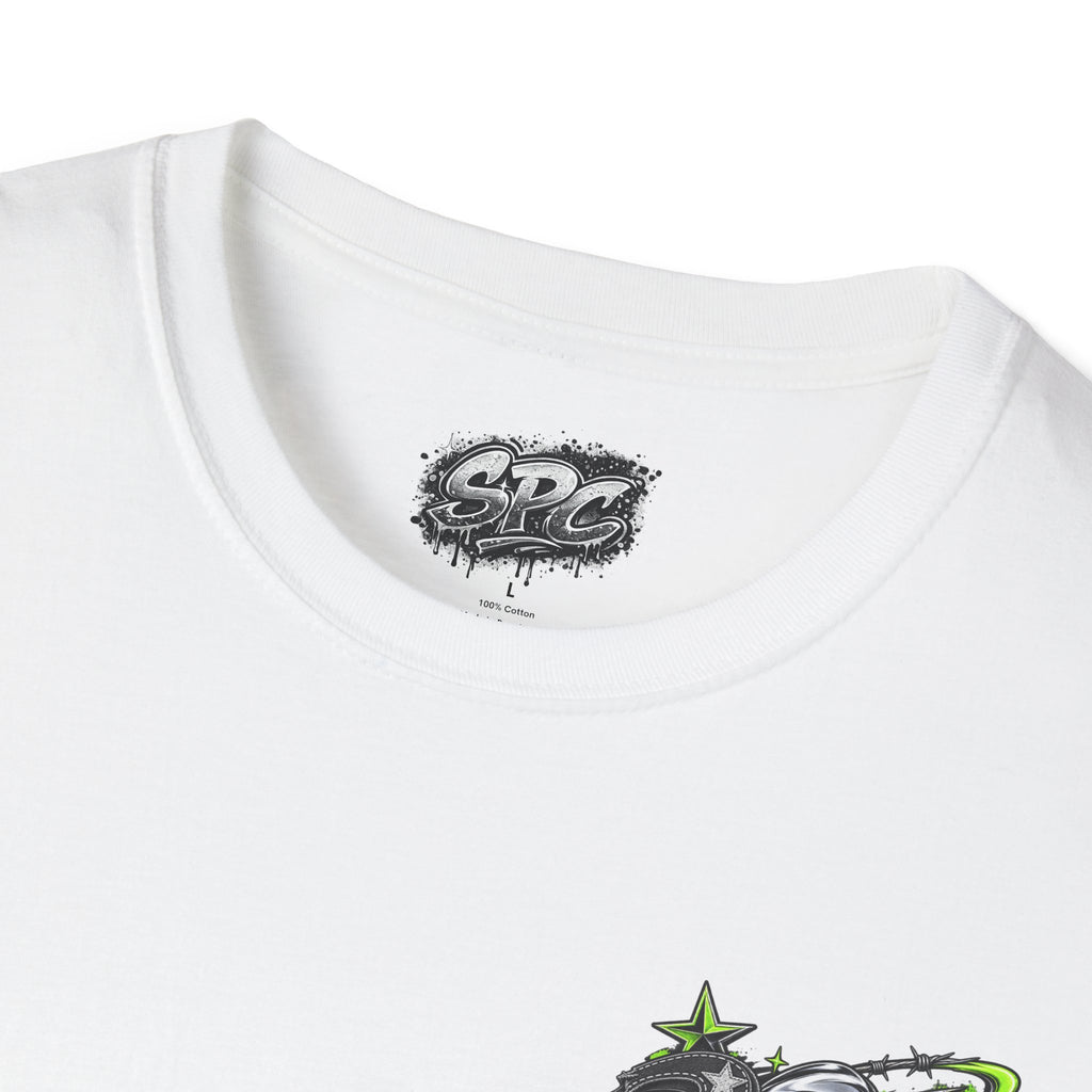 Racing Graphic T‑Shirt — Green Drift Emblem
