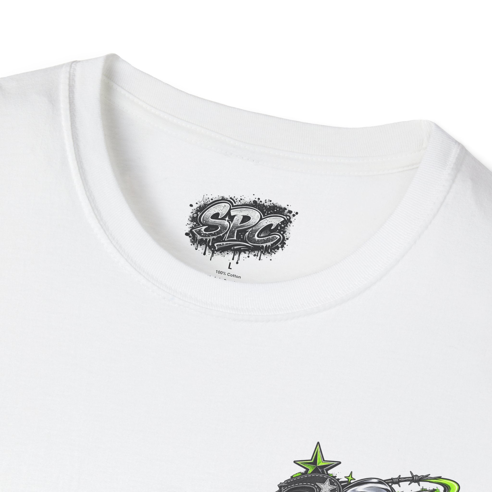 Racing Graphic T‑Shirt — Green Drift Emblem