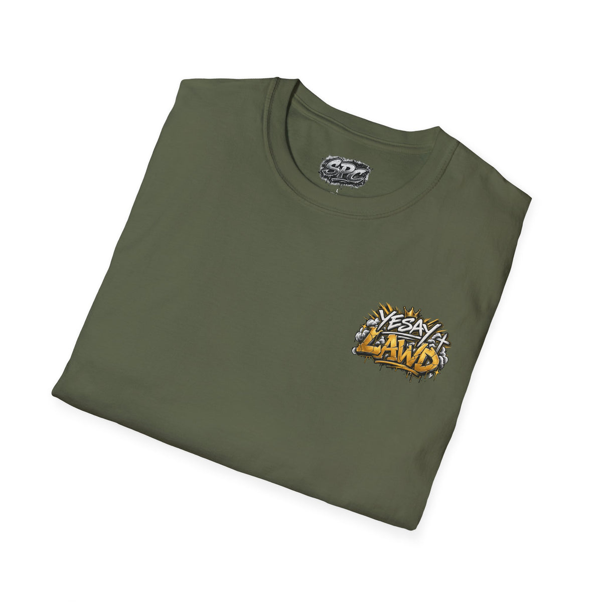 Skateboard Graffiti Chest Logo T-Shirt