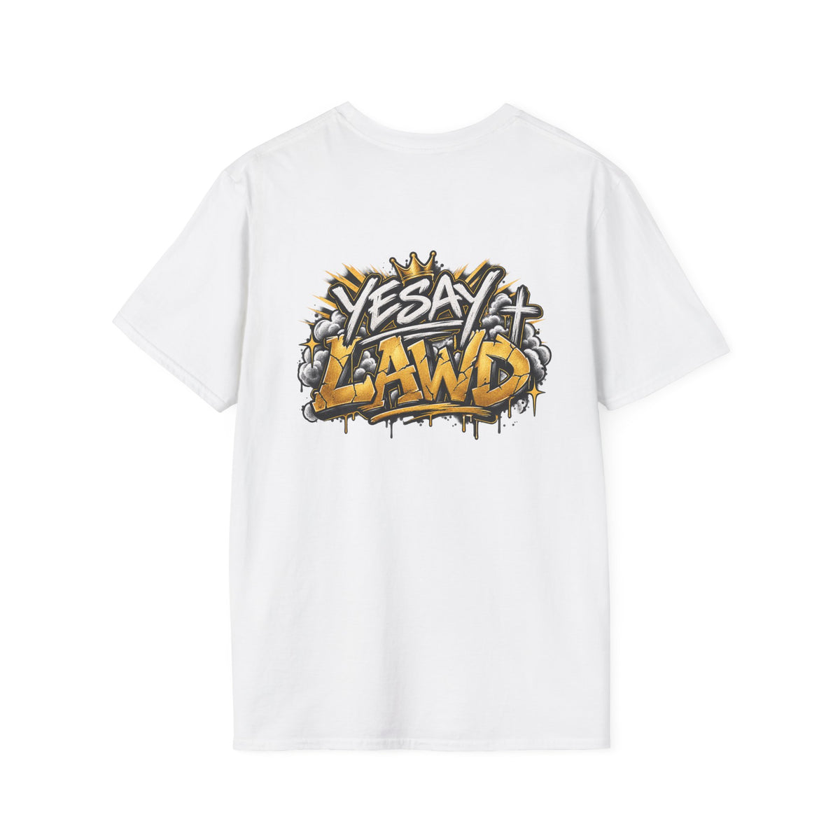 Skateboard Graffiti Chest Logo T-Shirt