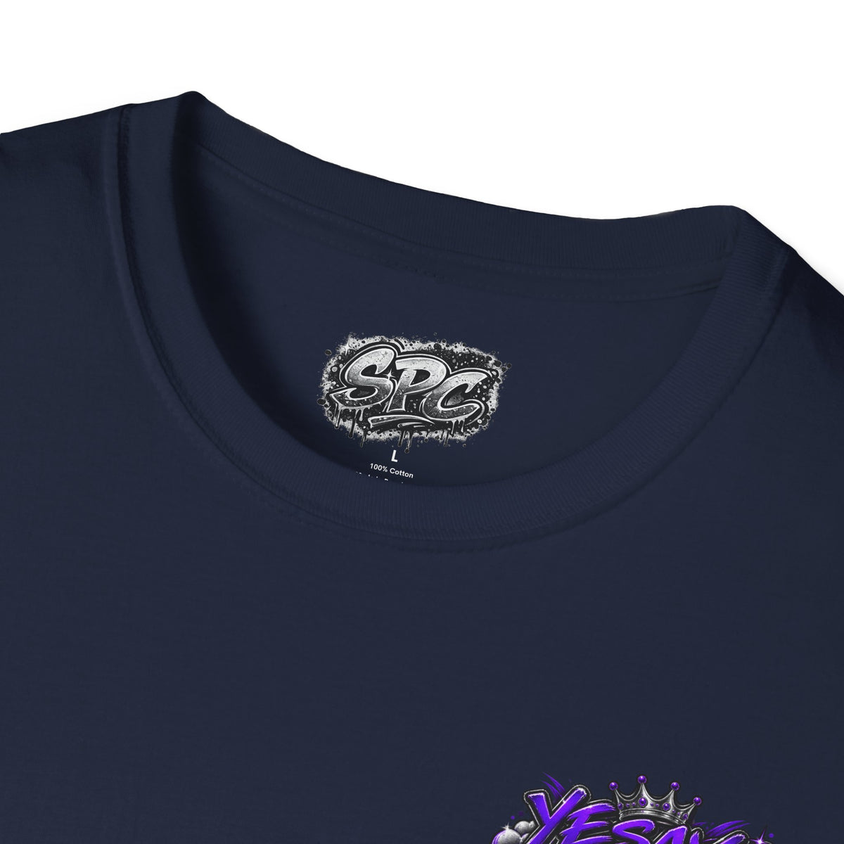 T-Shirt — Gnarled Purple 'LAW' Street Graffiti Logo