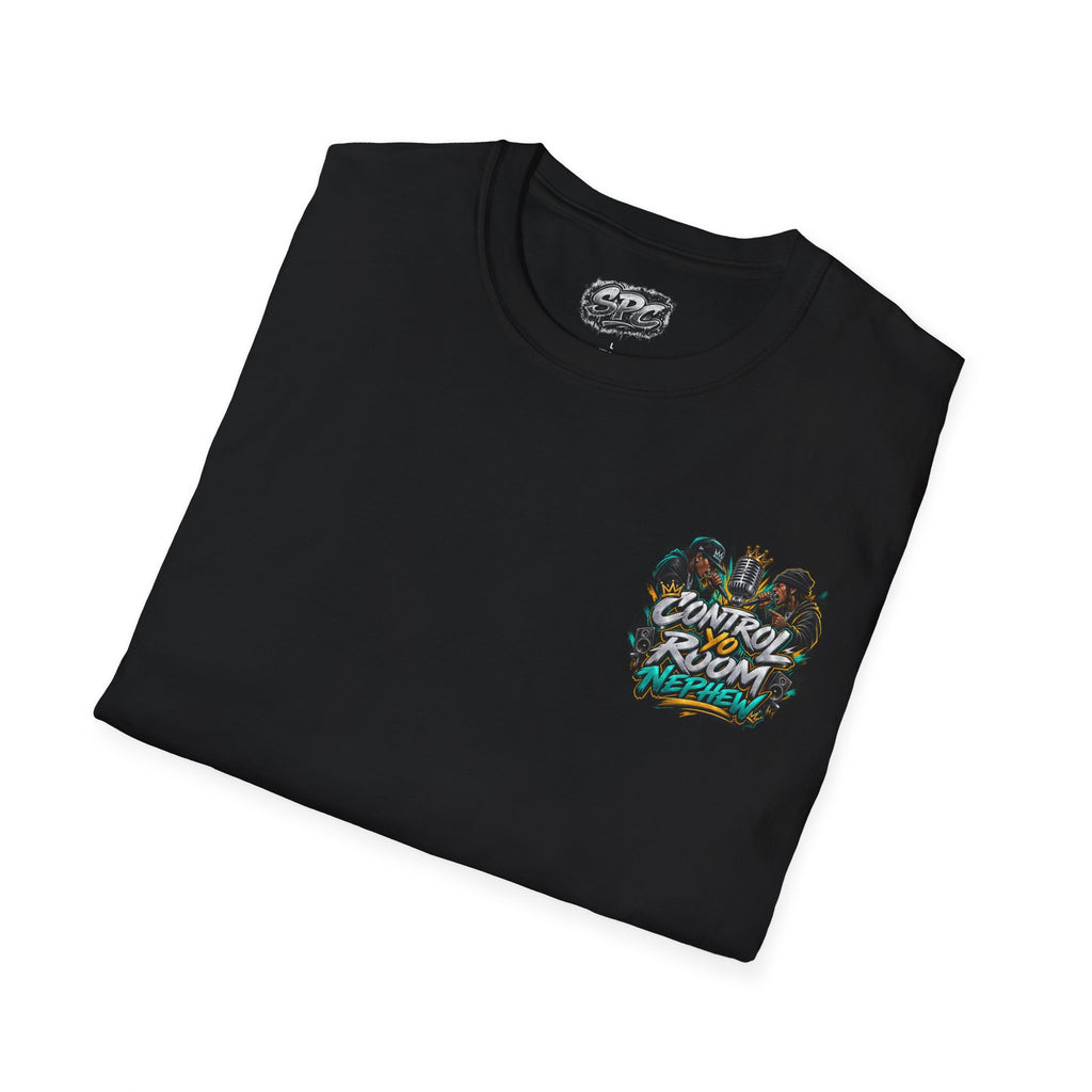 Control the Room Vibes T-Shirt — Graphic Pocket Logo Tee