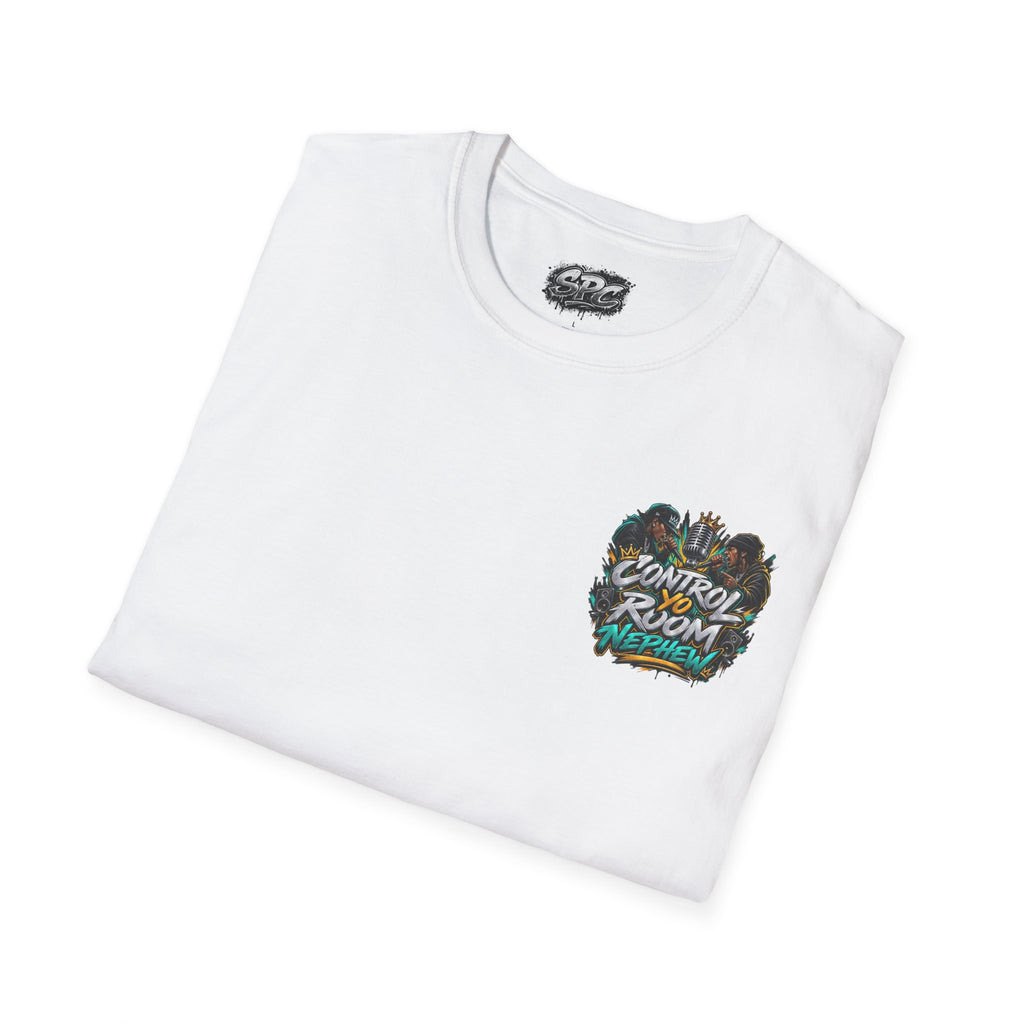 Control the Room Vibes T-Shirt — Graphic Pocket Logo Tee