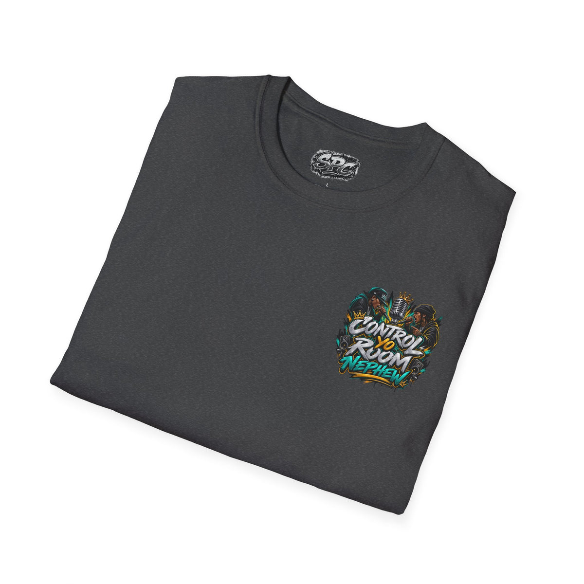 Control the Room Vibes T-Shirt — Graphic Pocket Logo Tee