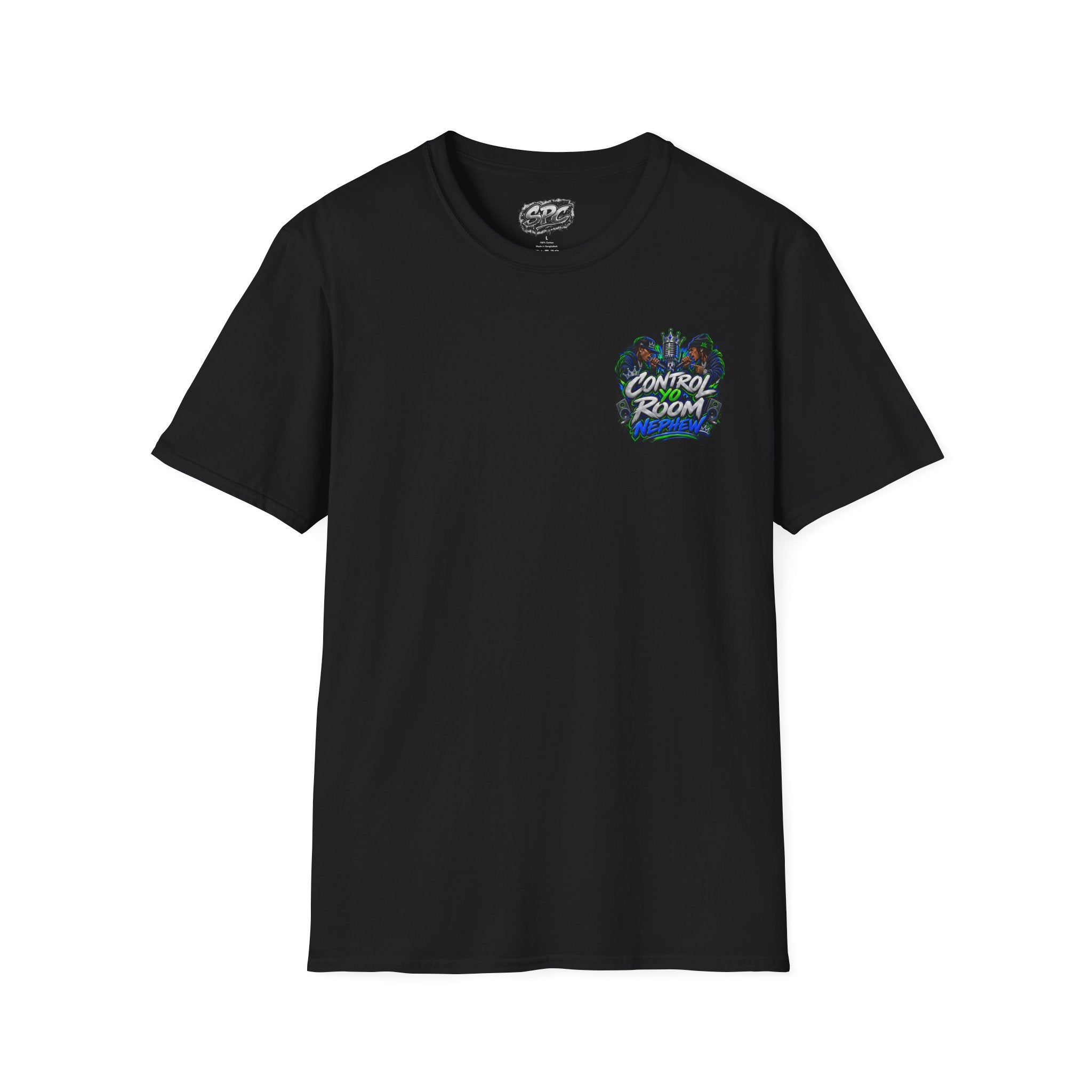 Control Room Vibes T-Shirt — Retro Neon Graphic Tee