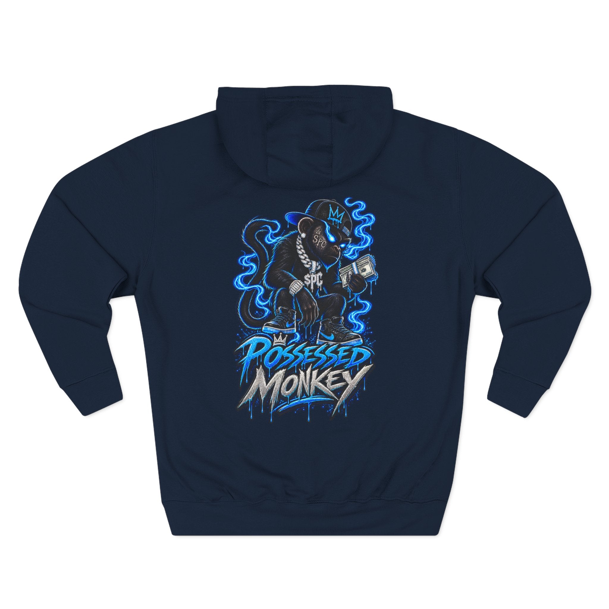 Possessed Monkey Graphic Hoodie