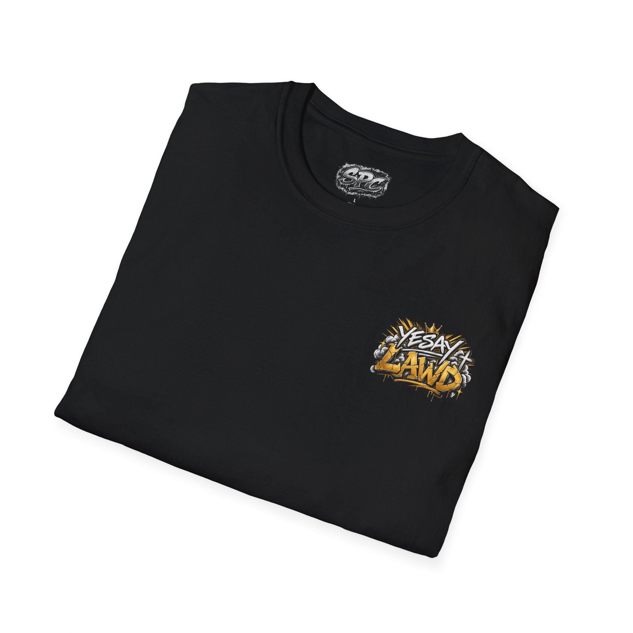 Skateboard Graffiti Chest Logo T-Shirt