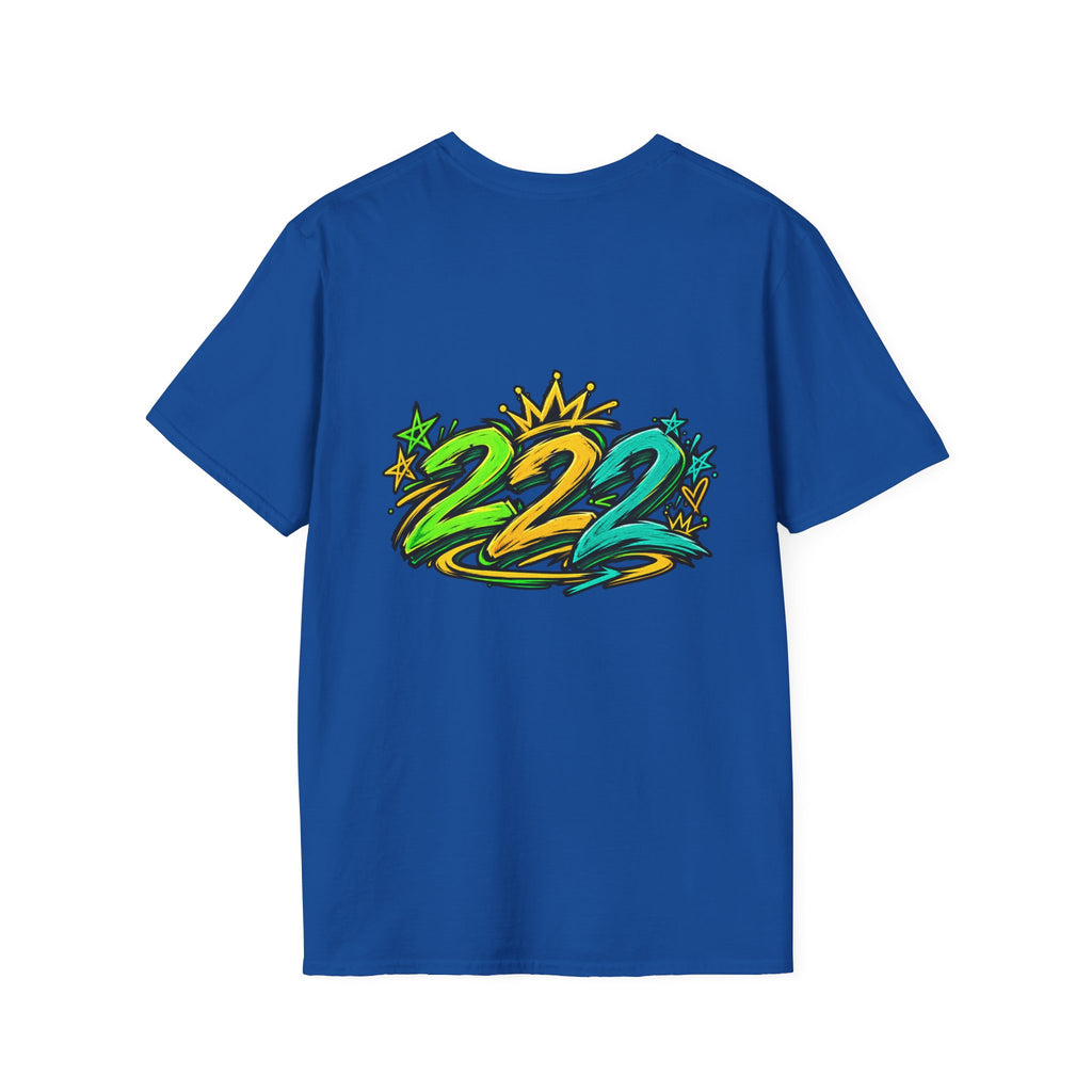 T-Shirt — Tropical "22" Chest Logo, Beach Vibes Graduation or 2022 Reunion Tee