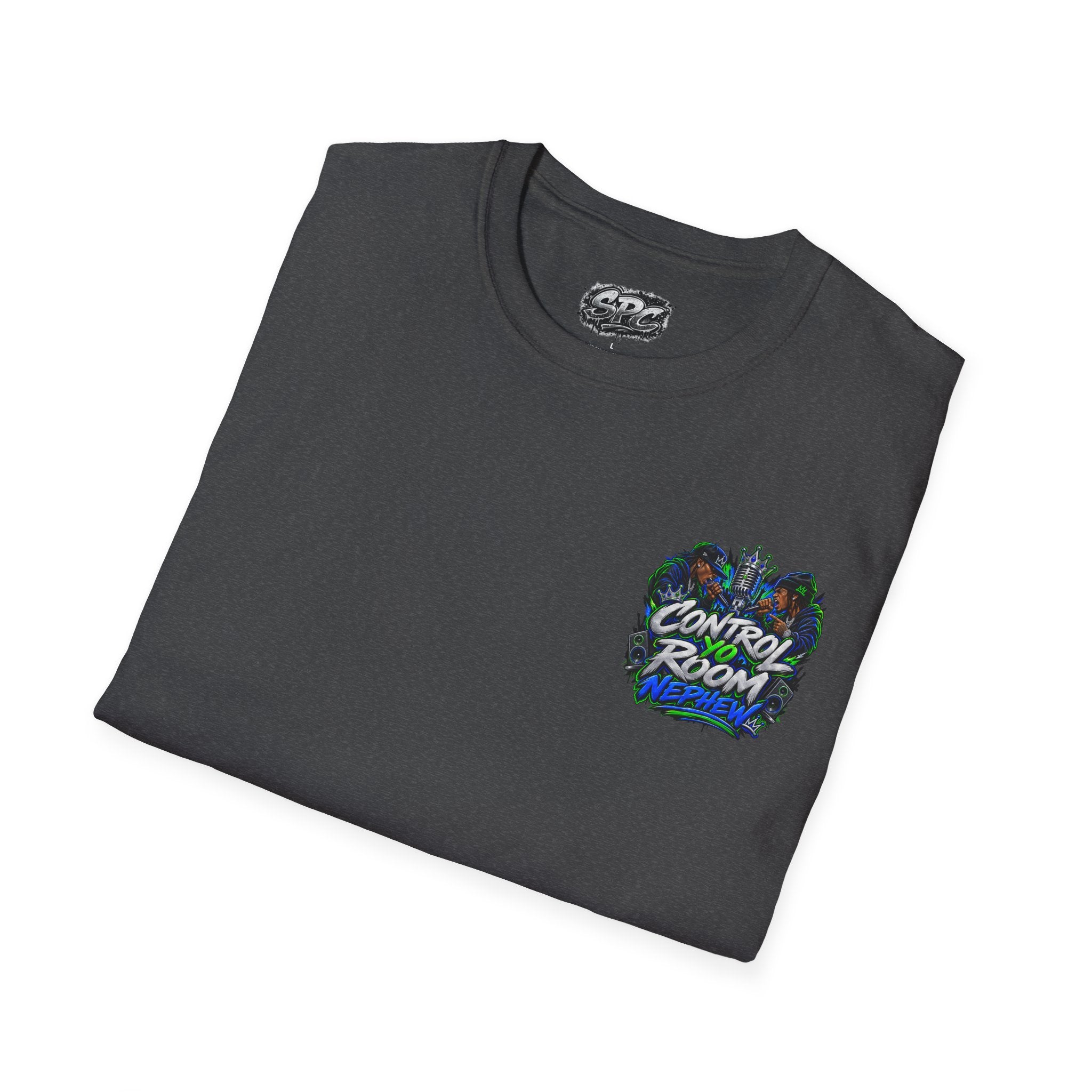 Control Room Vibes T-Shirt — Retro Neon Graphic Tee