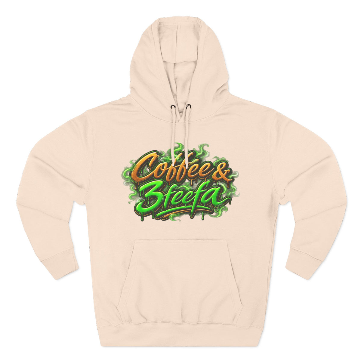 Coffee & Steefa Hoodie — Cannabis Coffee Graphic Pullover