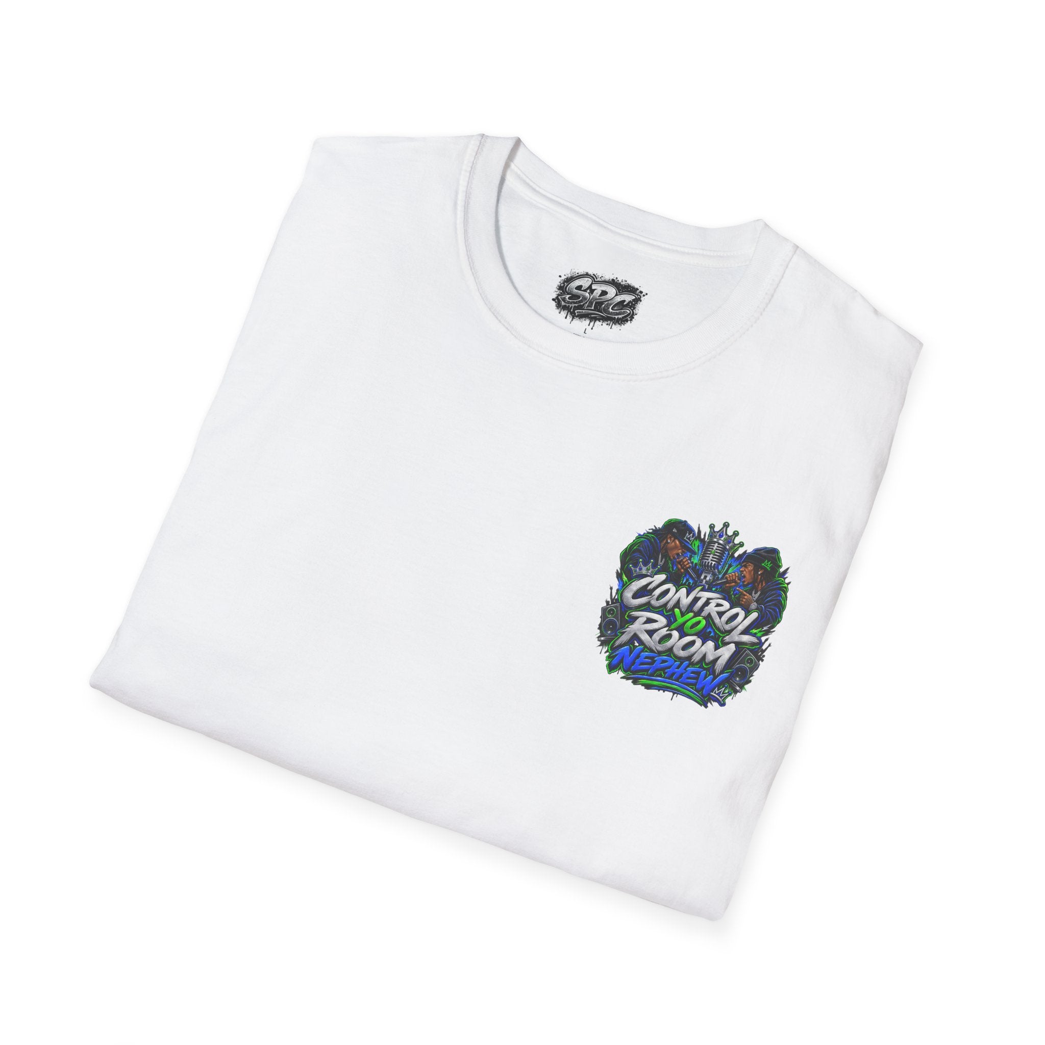 Control Room Vibes T-Shirt — Retro Neon Graphic Tee