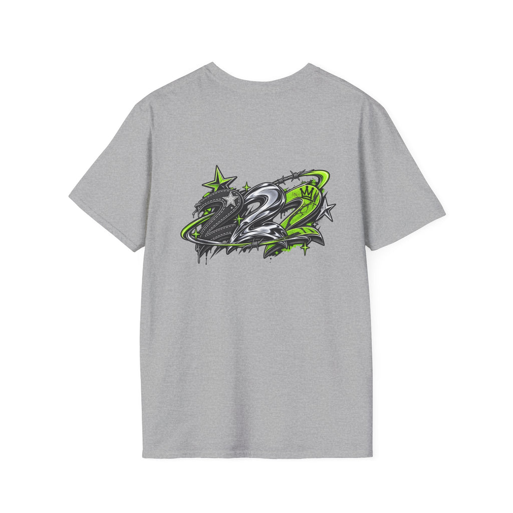 Racing Graphic T‑Shirt — Green Drift Emblem