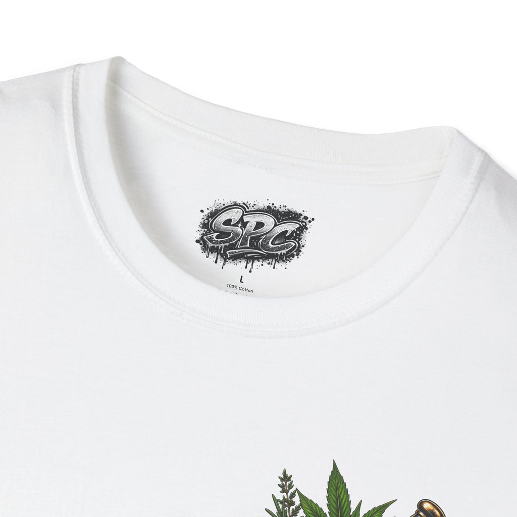 Herbal Apothecary T-Shirt — Mortar & Pestle Plant Pocket Graphic
