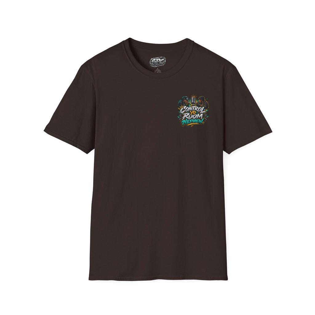 Control the Room Vibes T-Shirt — Graphic Pocket Logo Tee