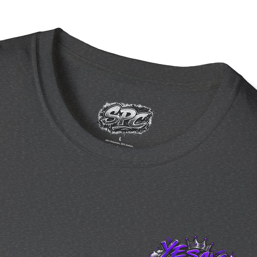 T-Shirt — Gnarled Purple 'LAW' Street Graffiti Logo
