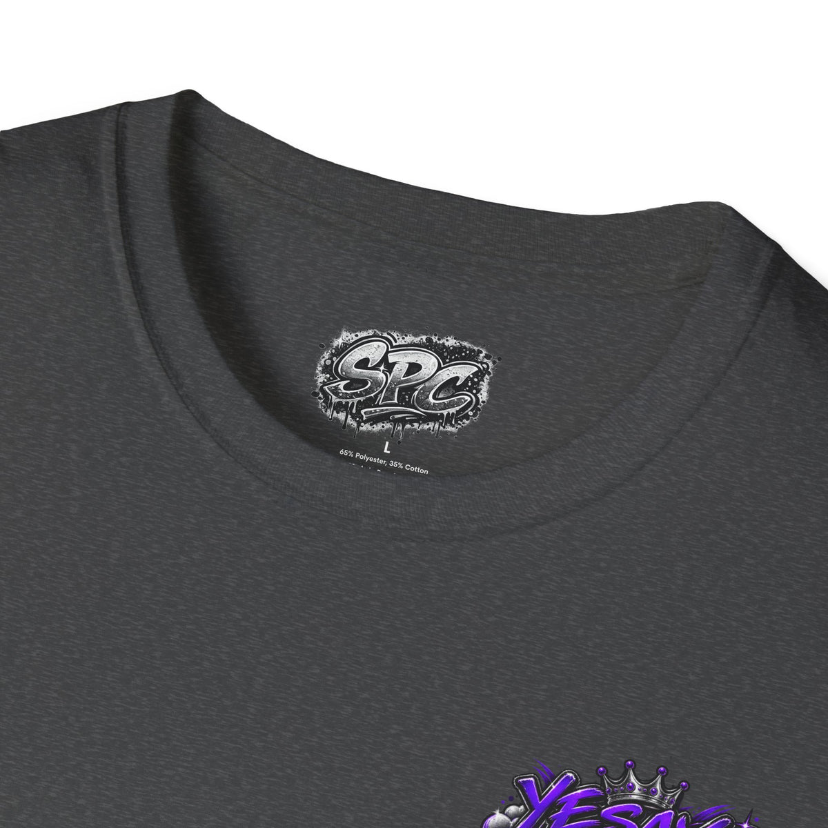 T-Shirt — Gnarled Purple 'LAW' Street Graffiti Logo