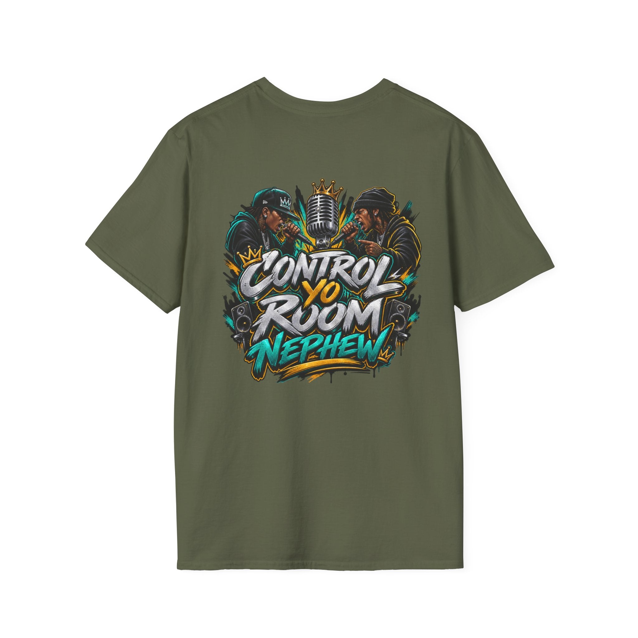 Control the Room Vibes T-Shirt — Graphic Pocket Logo Tee