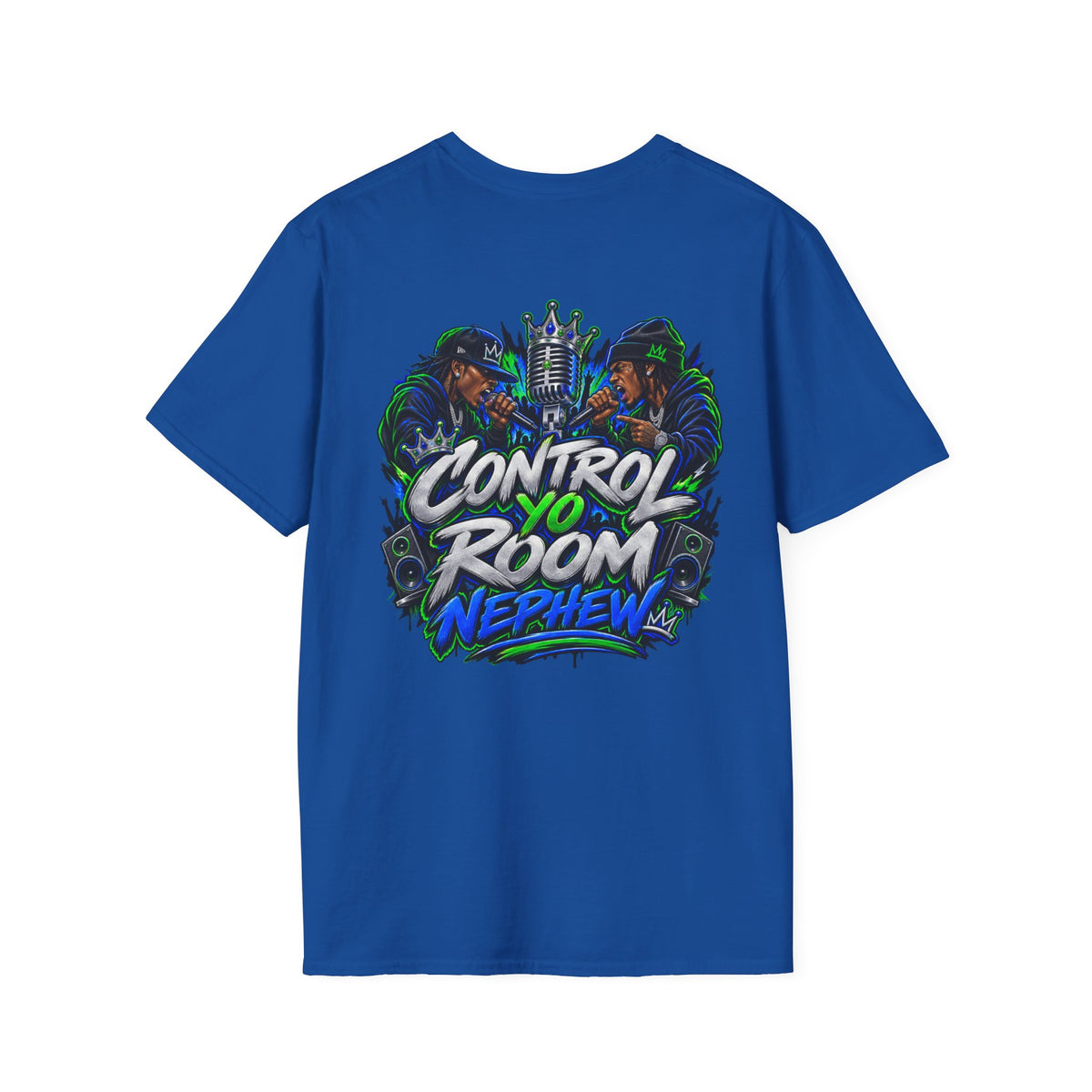 Control Room Vibes T-Shirt — Retro Neon Graphic Tee