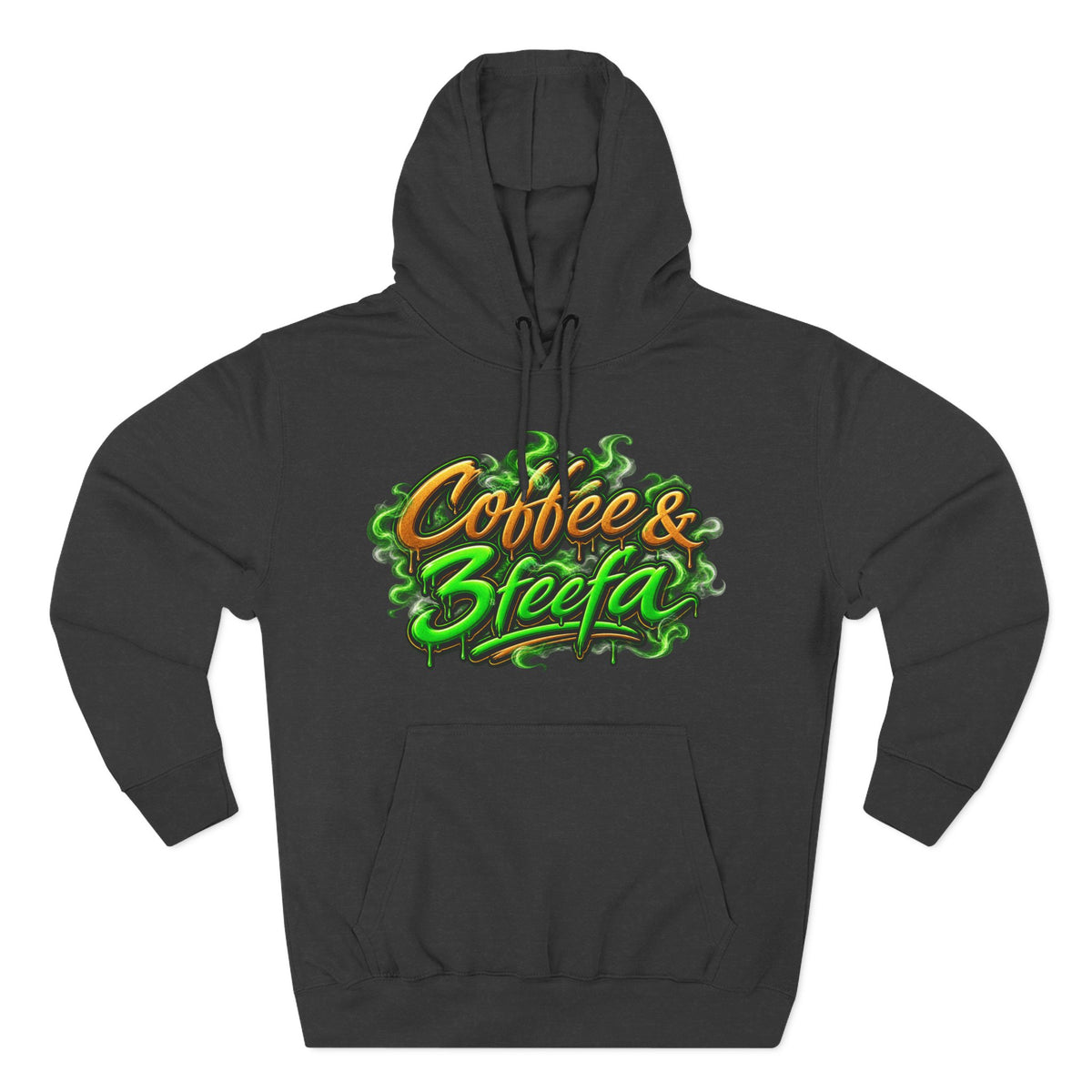 Coffee & Steefa Hoodie — Cannabis Coffee Graphic Pullover