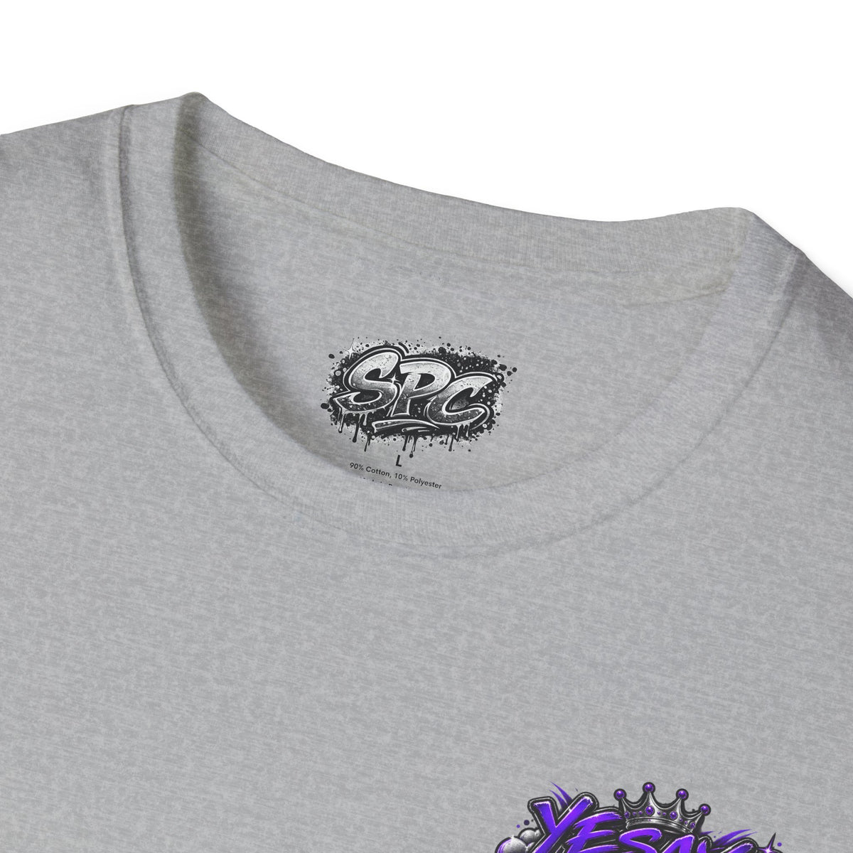 T-Shirt — Gnarled Purple 'LAW' Street Graffiti Logo