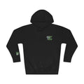 Hoodie — Green Floral Camo Chest & Sleeve Logo
