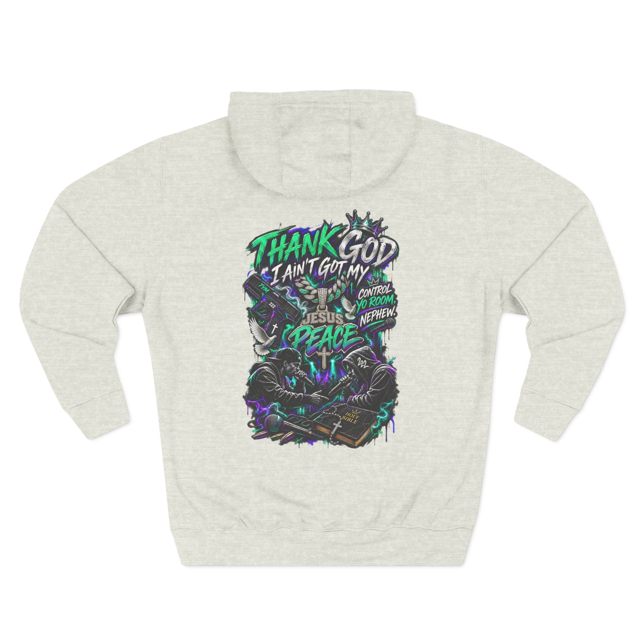 Jesus Peace Graphic Hoodie