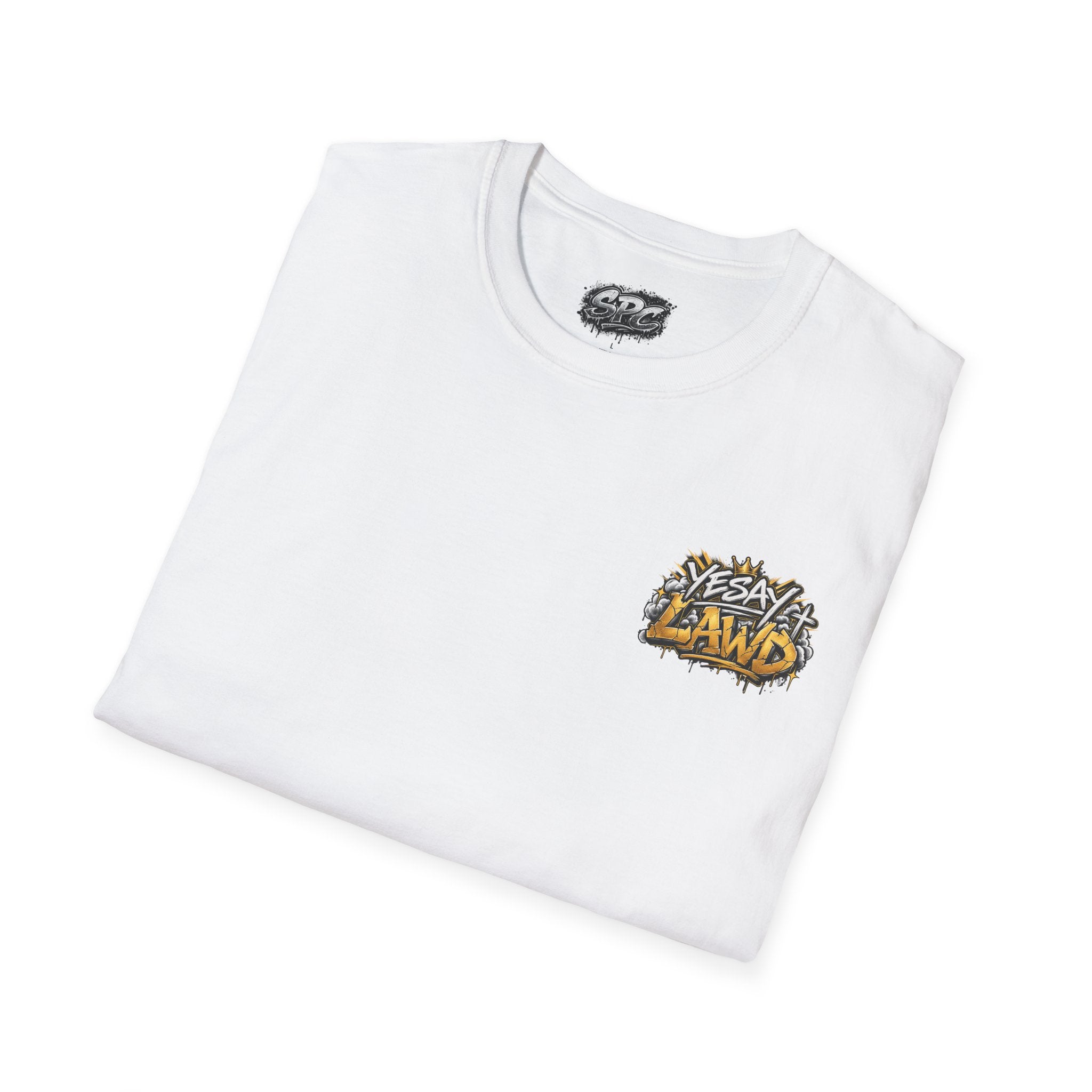 Skateboard Graffiti Chest Logo T-Shirt