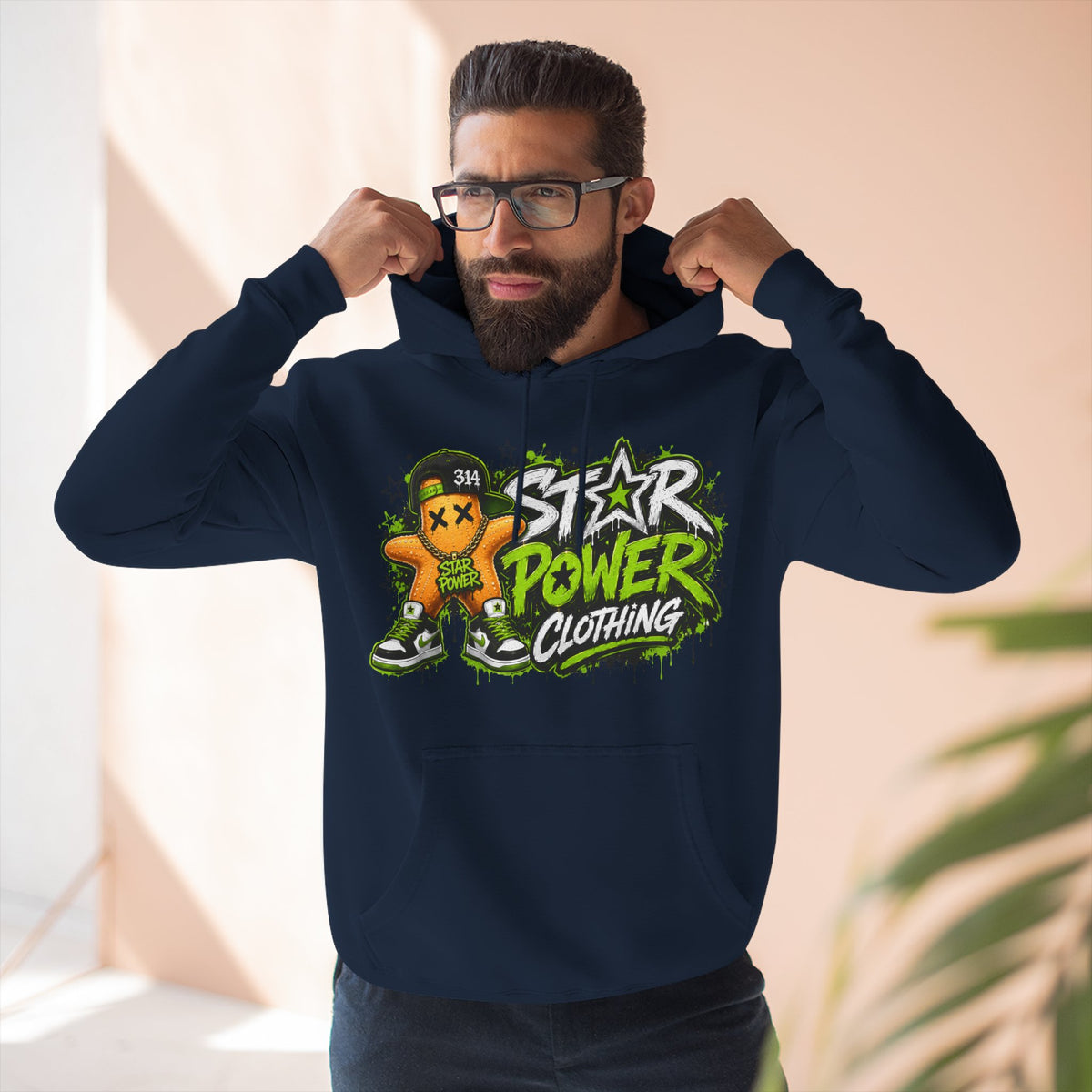 Star Power Clothing Graffiti Hoodie