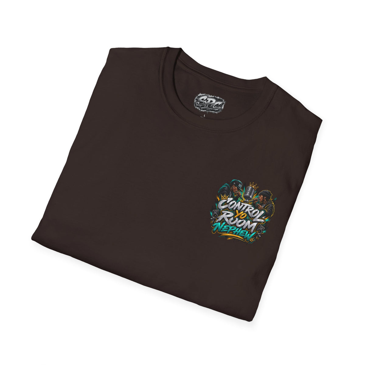 Control the Room Vibes T-Shirt — Graphic Pocket Logo Tee