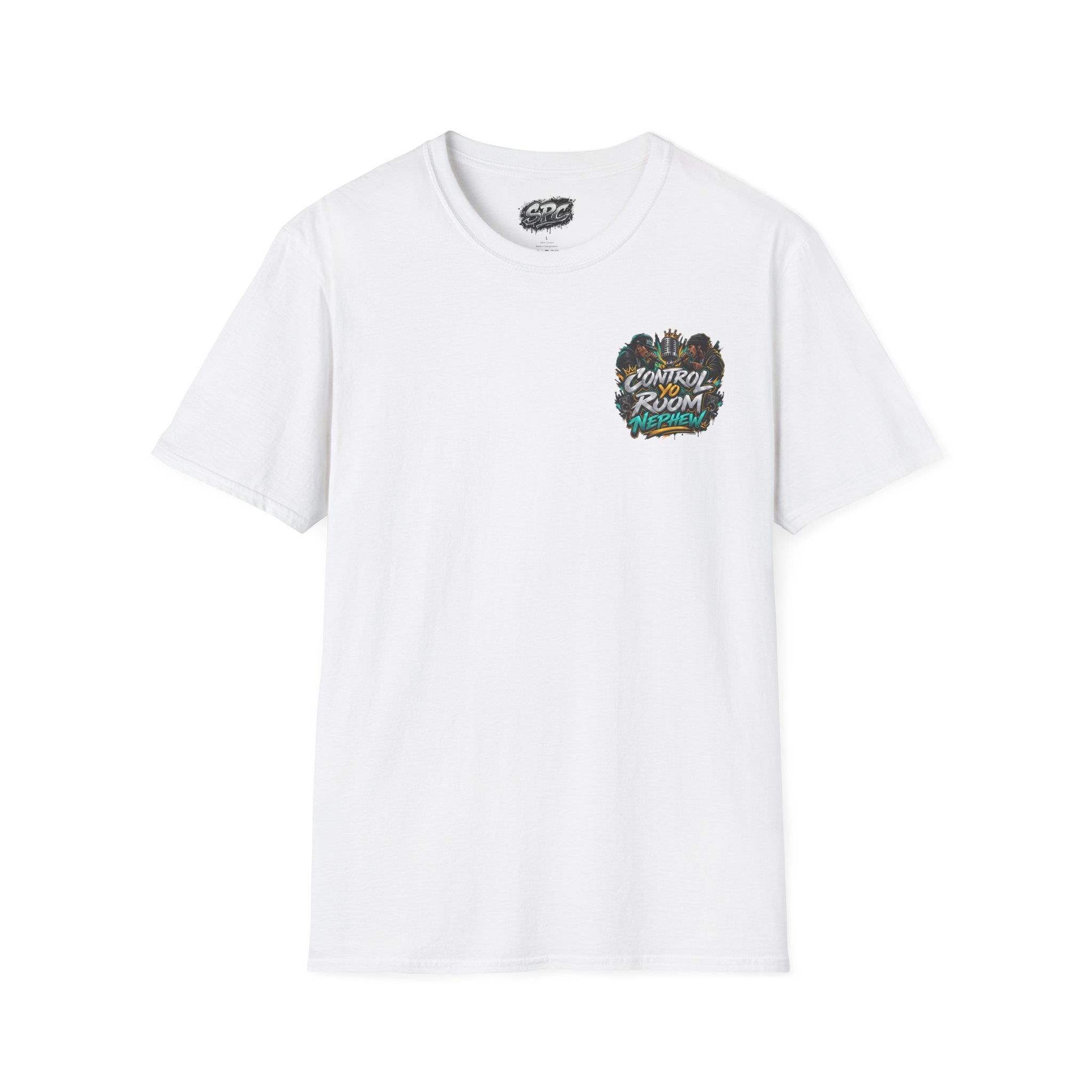 Control the Room Vibes T-Shirt — Graphic Pocket Logo Tee