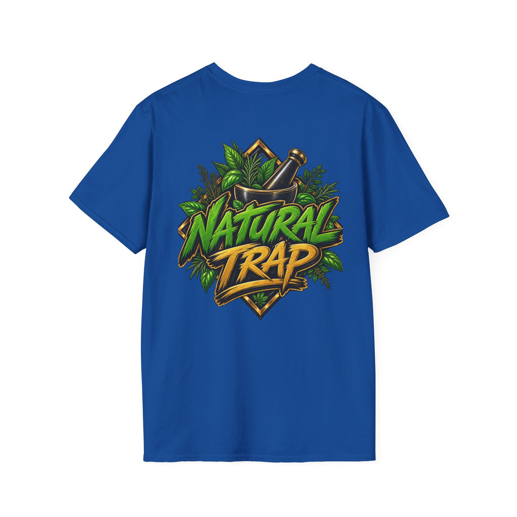 Herbal Apothecary T-Shirt — Mortar & Pestle Plant Pocket Graphic
