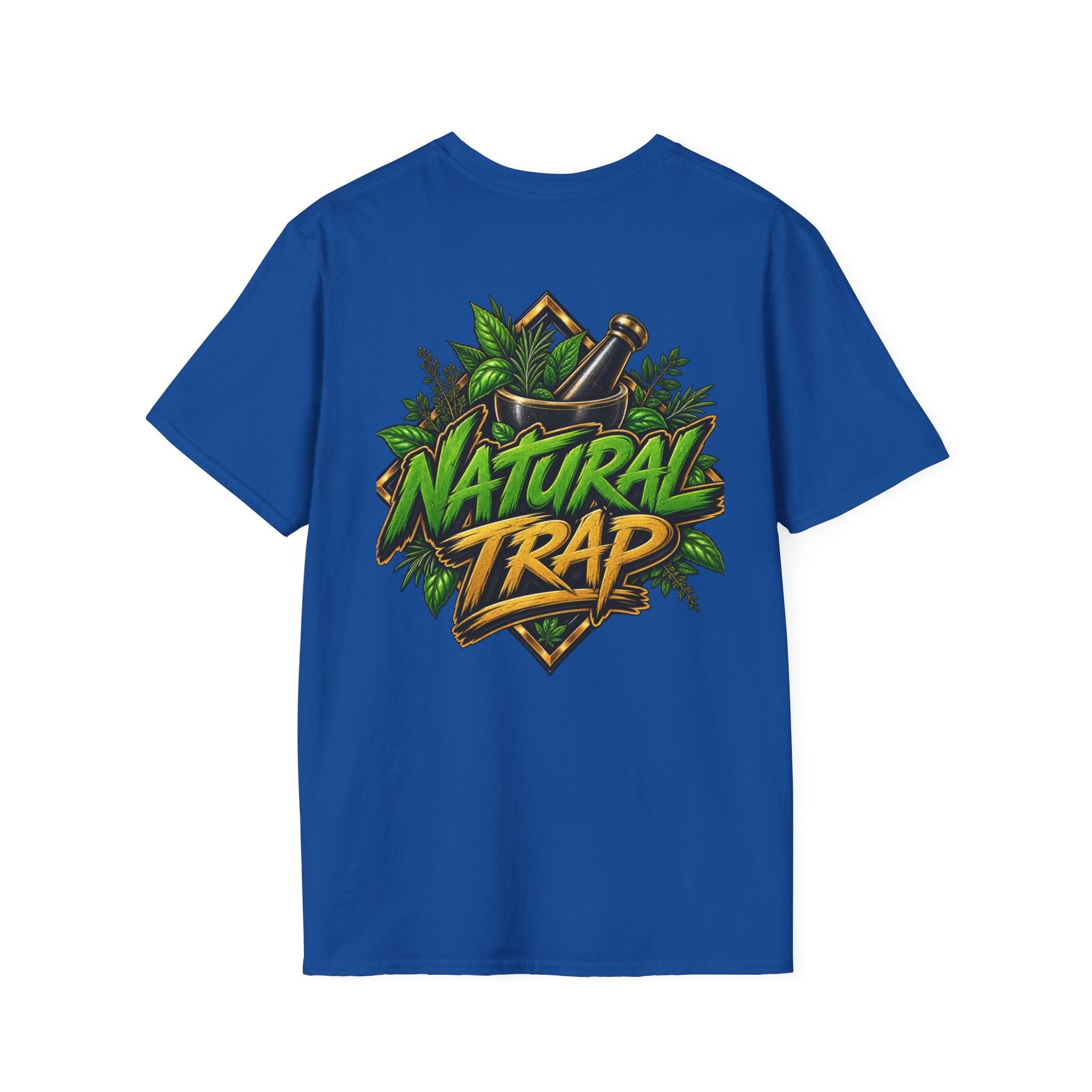 Herbal Apothecary T-Shirt — Mortar & Pestle Plant Pocket Graphic