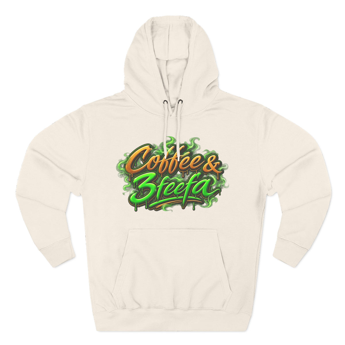 Coffee & Steefa Hoodie — Cannabis Coffee Graphic Pullover