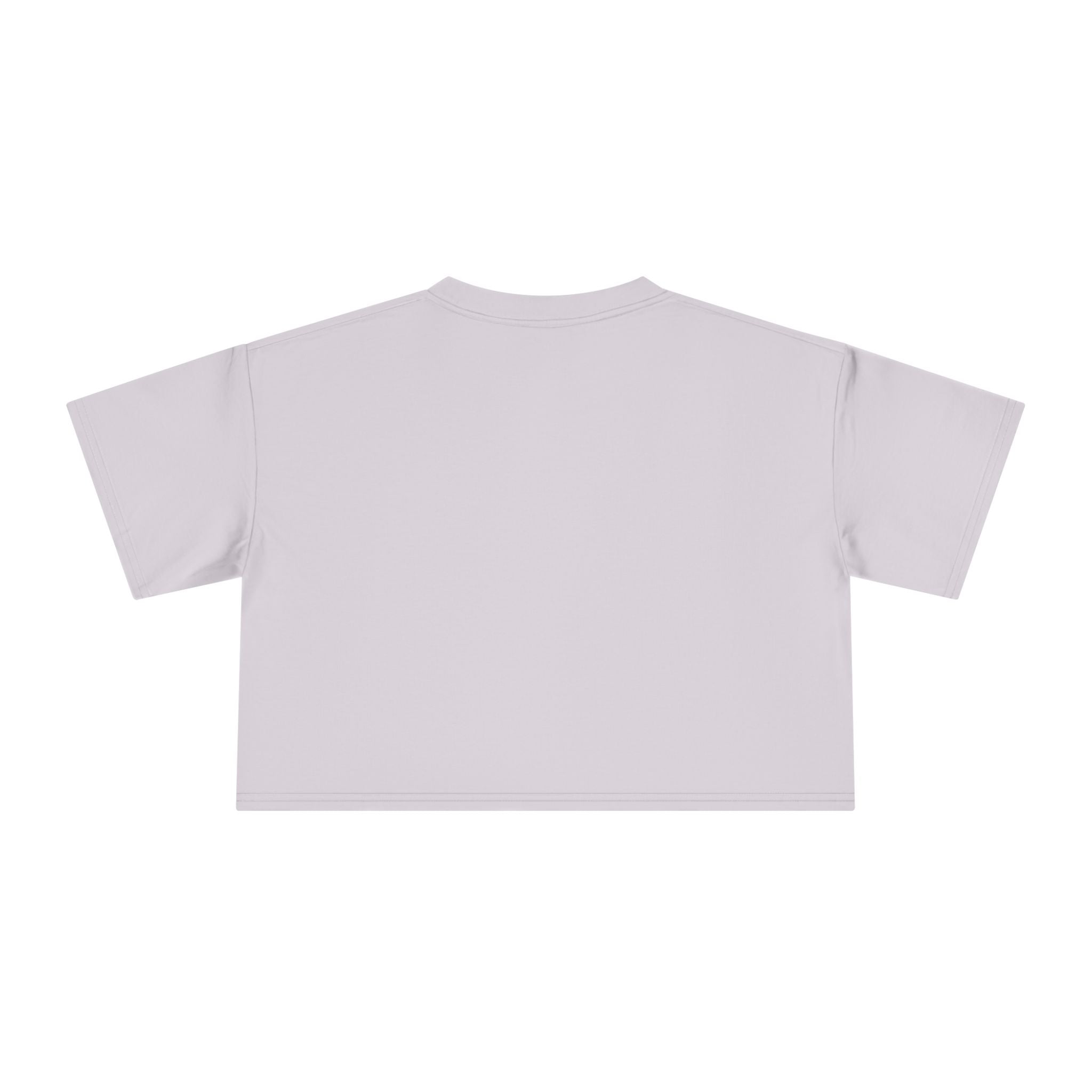 Nutty Postpartum Crewneck Crop Tee — "Nutty Postpartum" Graphic Women's Crop Tee