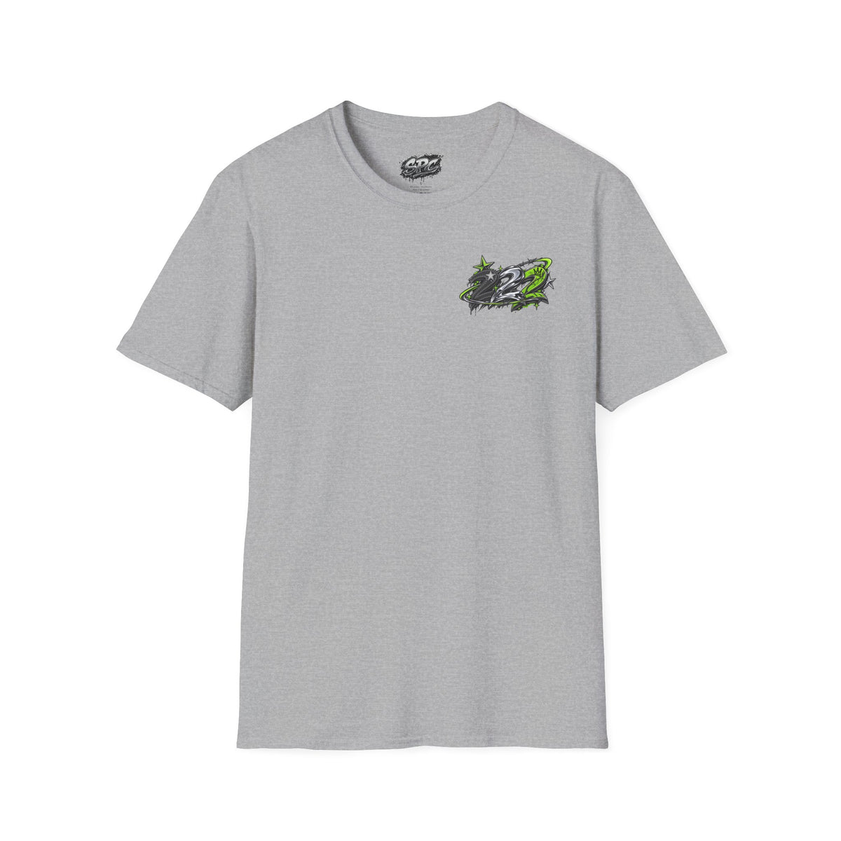 Racing Graphic T‑Shirt — Green Drift Emblem