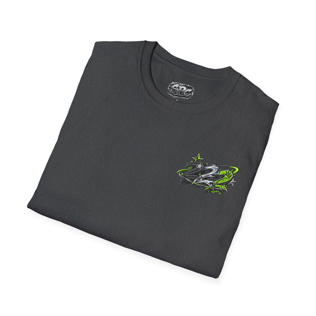 Racing Graphic T‑Shirt — Green Drift Emblem
