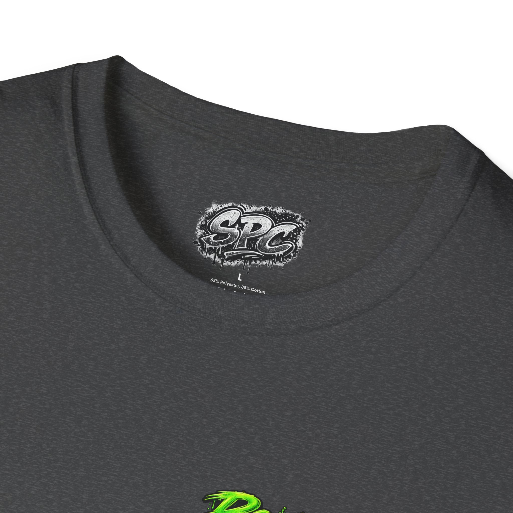 Possessed Monkey Graphic T-Shirt — Retro Green Horror Logo Tee