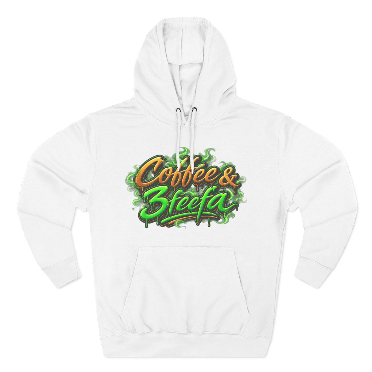 Coffee & Steefa Hoodie — Cannabis Coffee Graphic Pullover