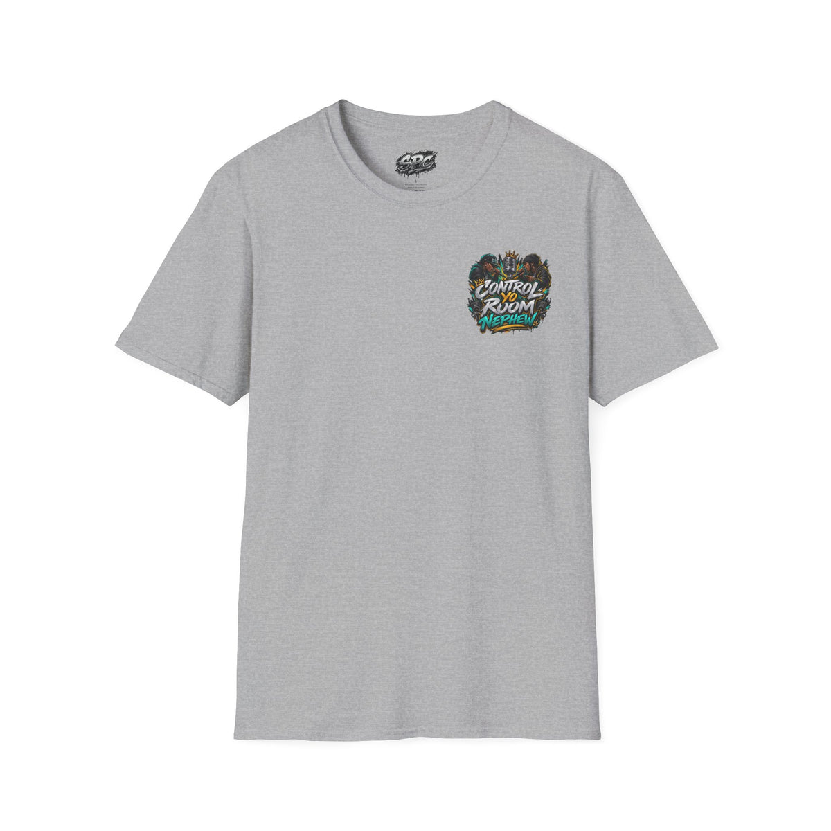 Control the Room Vibes T-Shirt — Graphic Pocket Logo Tee