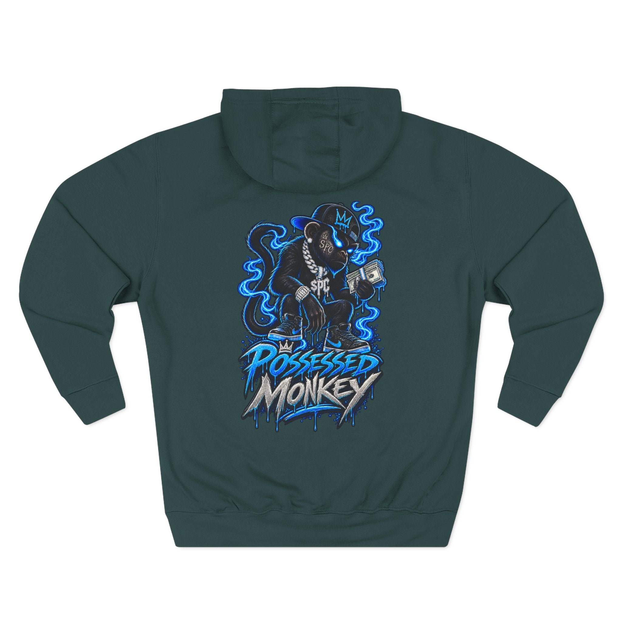 Possessed Monkey Graphic Hoodie