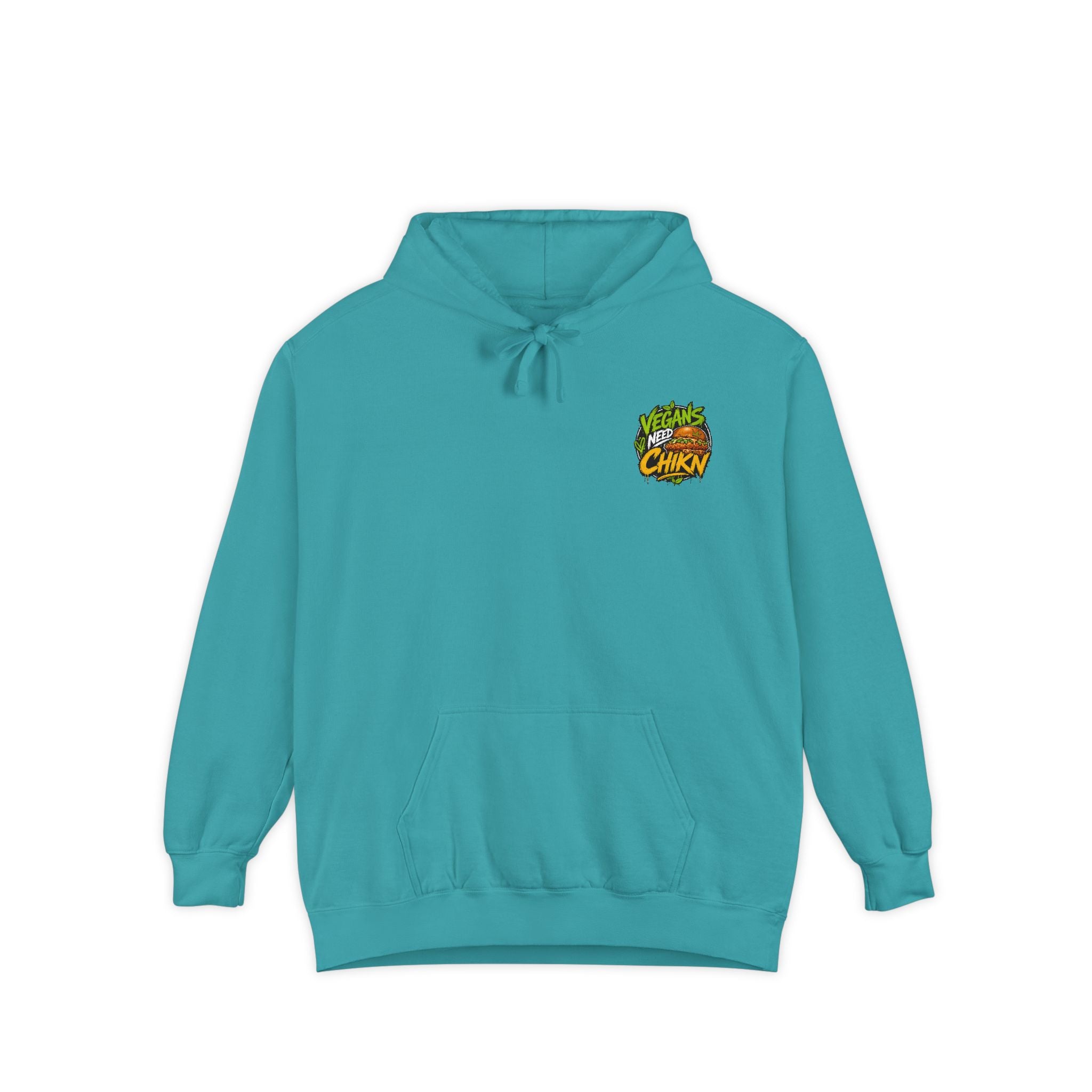 Pineapple Chika Chest Logo Hoodie — Tropical Graphic Garment-Dyed Pullover