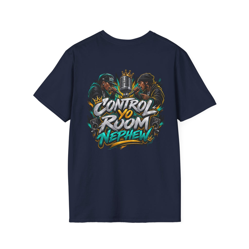 Control the Room Vibes T-Shirt — Graphic Pocket Logo Tee