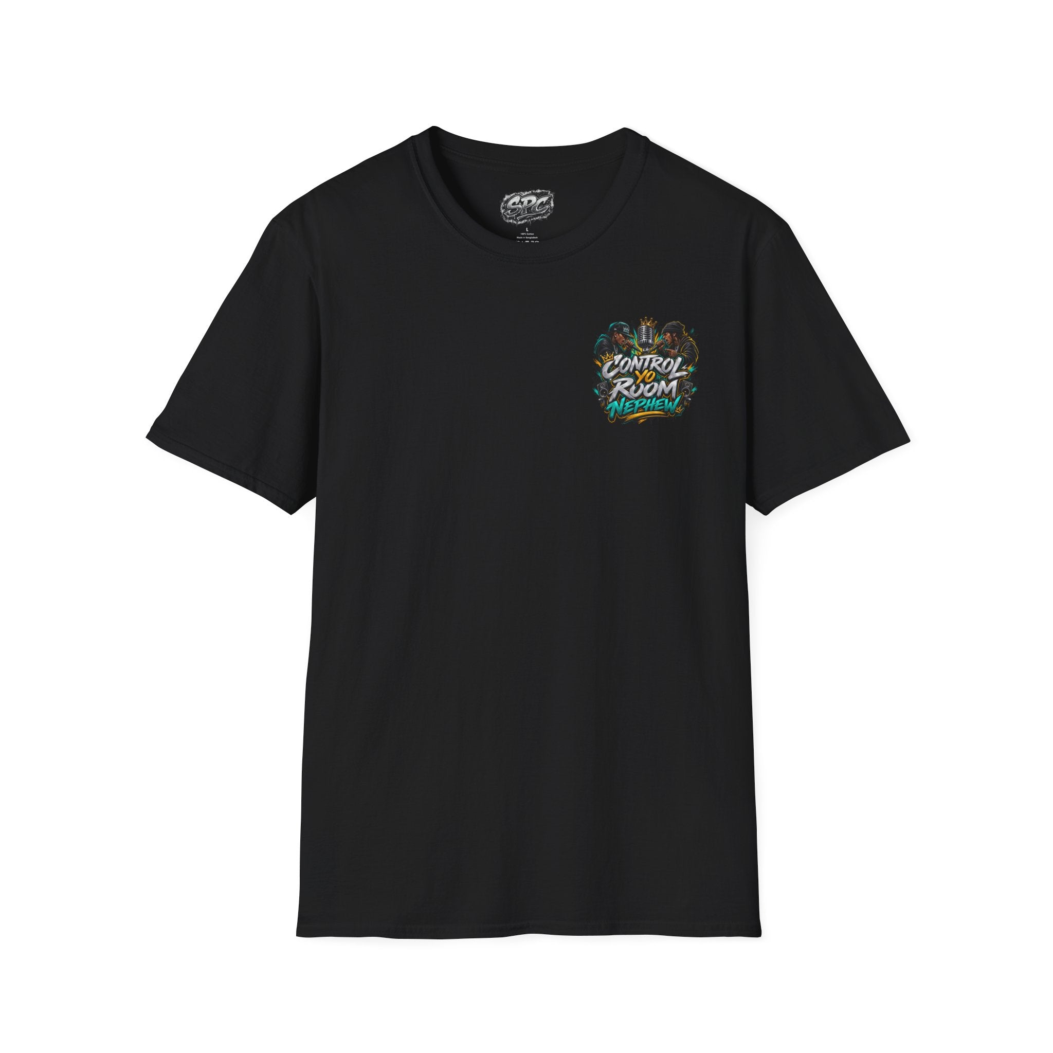 Control the Room Vibes T-Shirt — Graphic Pocket Logo Tee