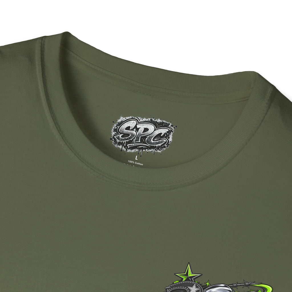 Racing Graphic T‑Shirt — Green Drift Emblem