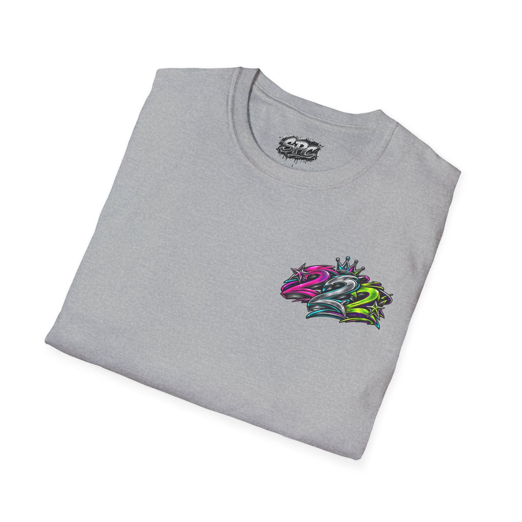 2022 Graffiti Crown T-Shirt — Street Style Retro Logo Tee